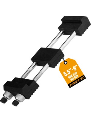 Vionna Powertec 71013 Bileme Taşı Tutucu, 14 cm Ila 22,9 Cm, Siyah