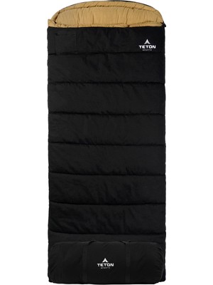 Vionna Teton Sports Geyik Avcısı -35F Uyku Tulumu; Düşük 0 Derece Uyku Tulumu Soğuk Havalar Kamp ve Avcılık Için Harika; Siyah, Sağ Fermuar