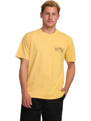 Vionna Billabong Original Arch Premium Ww Erkek Sarı Tişört