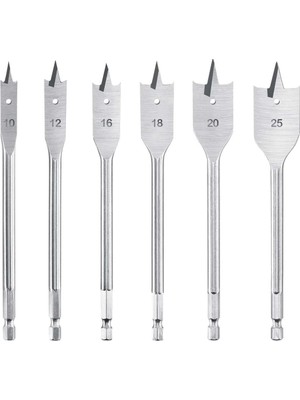 6 Parça Yaprak Ahşap Matkap Ucu SGS1480