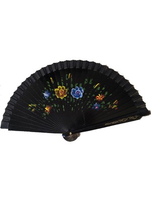Lovesta Home Bambu Çift Taraflı Siyah Yelpaze 12 Li Paket