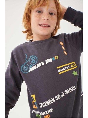 Vionna Erkek Çocuk Sweatshirt Antrasit