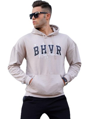 Vionna Madmext Bej Erkek Sweatshirt 5326,BEJ M