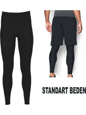 Vionna Momslab Uzun Termal Sporcu Taytı Futbol Tayt Şort Altı, 3xl, MARLKBON56846545002357, Siyah, Erkek