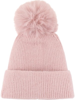 Eklips Çocuk Pembe Ponpon Bere