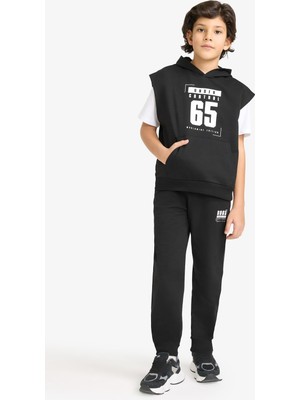 Vionna Defacto 3'lü Takım Kısa Kollu Tişört Sweatshirt Eşofman Altı Erkek Çocuk G0629A826SM