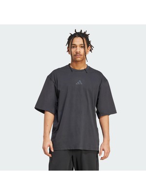 Vionna Oversize Erkek Siyah Antrenman T-Shirt JN3680