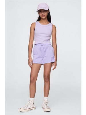 Vionna Gap V-Frch Ft Logo Short Çocuk Şort, Xl, 725029002, Mor, Unisex Çocuk