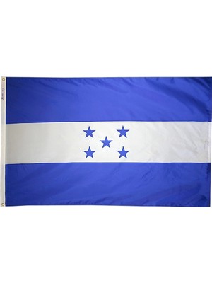 Vionna Annin & Co Model 193432 Honduras Bayrağı Naylon Solarguard Nyl-Glo, 4X6FT,%100 Abd'de Resmi Birleşmiş Milletler Tasarım Spesifikasyonlarına Göre Üretilmiştir