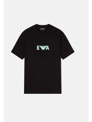 Vionna Erkek Dokuma Bisiklet Yaka Kısa Kollu Günlük Siyah T-Shirt EM005233 AF13715-UC001