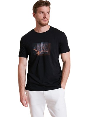 Vionna Buratti Pamuklu Slim Fit Bisiklet Yaka T Shirt Erkek T Shirt 646R8120