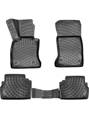 Vionna Rizline Bmw 5 Serisi E60 2003-2010 Ile Uyumlu 3D Araca Özel Havuzlu Paspas Bmy