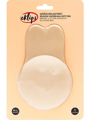 2 Adet Eklips Göğüs Dikleştirici Silikon Sütyen
