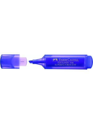 Vionna Faber-Castell Şeffaf Gövde Fosforlu Kalem Mor 1546
