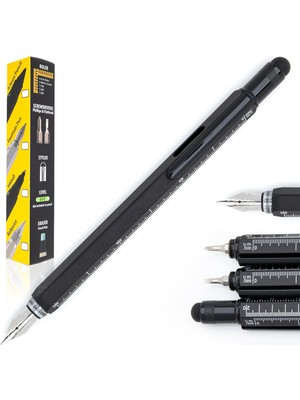 Vionna Monteverde Tool Pen Serisi MV35232 Dk Toolpen Multifunction Siyah Dolma Kalem