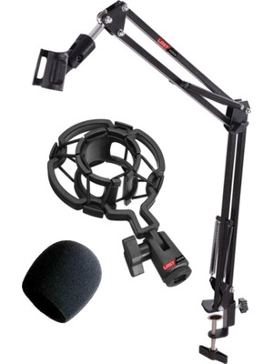Vionna Lastvoice NB39X Mikrofon Standı + Shock Mount + Sünger Seti