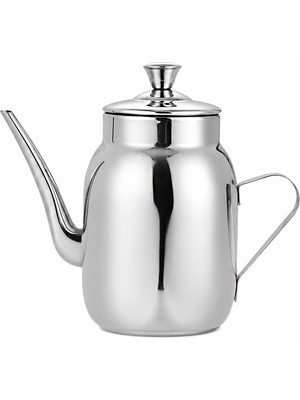 Vionna Komple Çelik Ufak Gümüş Renk 560 ml Yağdanlık Sosluk ve Sirkelik CIN995BY