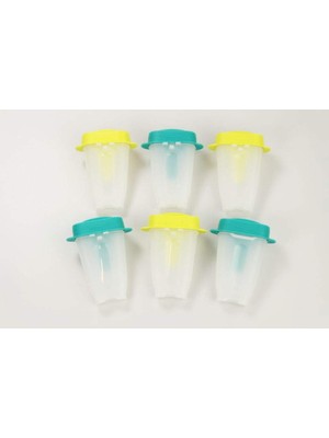 Vionna Tupperware Çocuk Buz Lolipop Lollitups Beyaz Turkuaz Sarı Misket Limonu D178