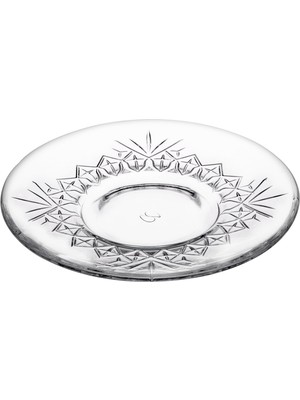 Vionna Paşabahçe Timeless Çay Tabağı(6 Adet) Şeffaf