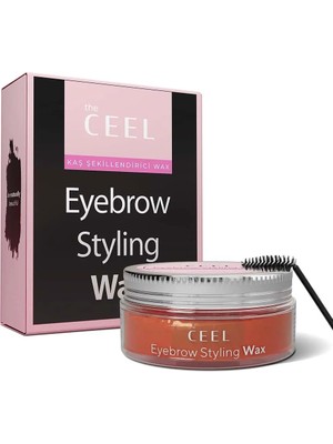 Vionna The Ceel Şeffaf Kaş Şekillendirici ve Sabitleyici Wax 50 Ml, E Vitamini ve Hint Yağı Özlü Dolgunlaştırıcı Jel, Fırça Dahil Gün Boyu Kalıcı Etki
