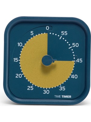 Vionna Time Timer Mod - Home Edition - Dehb, Aduts, Öğrenciler ve Pomodoro Için Sessiz Çalışma (Metalik Gece Yarısı) Için Bireysel Boyutlu 60 Dakikalık Görsel Geri Sayım Sayacı