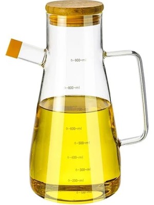 Vionna Orret Home 900 ml 2 Adet Borosilikat Cam Yağdanlık,termisil Isıya Dayanıklı Yağlık ve Sirkelik,zeytin Yağı,limon Suyu ve Sirke Için Yağ Şişesi (2 Adet)
