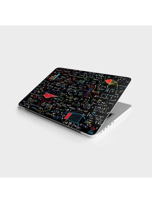 Laptop Sticker Bilgisayar Notebook Pc Kaplama Etiketi Formüller Matematik