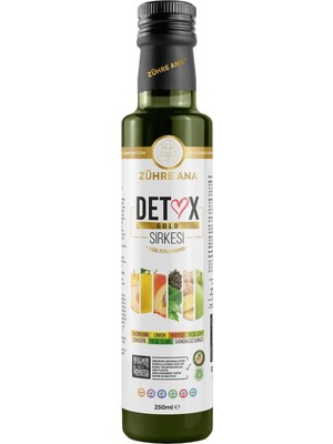 Vionna Zühre Ana Detox Gold Sirkesi Doğal Fermantasyon 250 ml