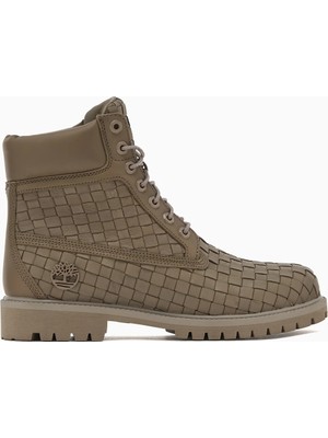 Timberland 6 In Premium 6 Inch Lace Up Boot Erkek Yeşil Bot TB0A6FD6ET41