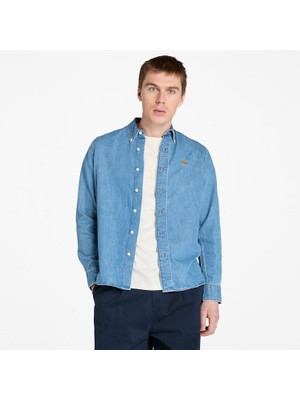 Timberland Denim Shirt Erkek Mavi Gömlek TB0A44UZA2V1