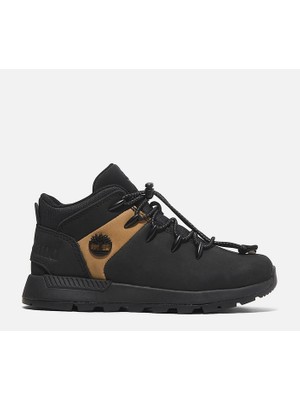 Timberland Sprint Trekker Mid Bungee Sneaker Çocuk Siyah/sarı Bootie TB0A6BXDEMJ1