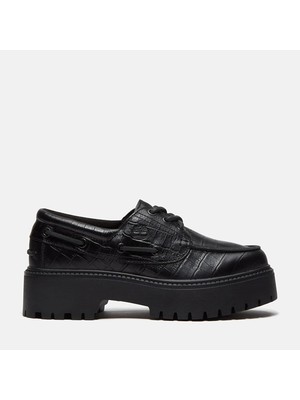 Timberland Stone Street Boat Shoe Kadin Siyah Günlük Ayakkabı TB0A2GVFW021