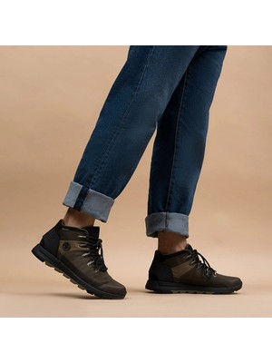 Timberland Sprint Trekker Mid Lace Up Waterproof Sn Erkek Yeşil Bot TB1A5NFK3271