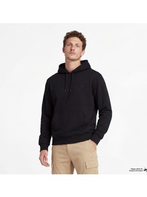 Timberland Silicon Badge (Bb) Hoodie Erkek Siyah Sweatshirt TB0A6HS30011