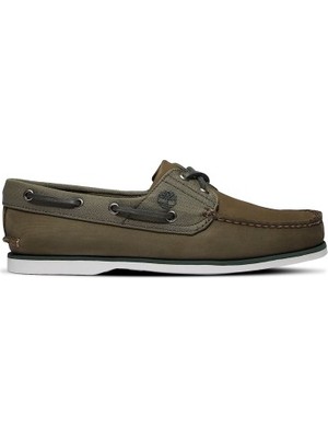 Timberland Classic Boat Boat Shoe Erkek Yeşil Bot TB0A4177EO61