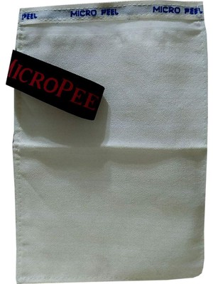 Vionna Ipek Karma Cilt Için Banyo Kesesi Beyaz 16X25