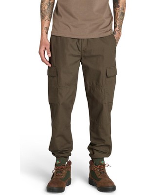 Timberland Brookline Ripstop Utility Cargo Erkek Haki Pantolon