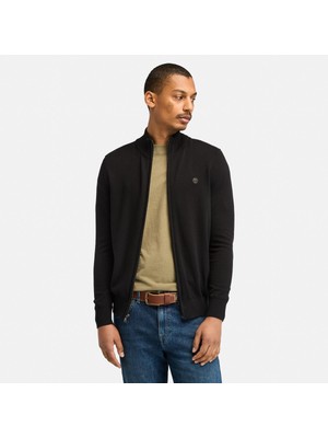Timberland Williams River Cotton Yd Swe Erkek Siyah Dik Yaka Ceket