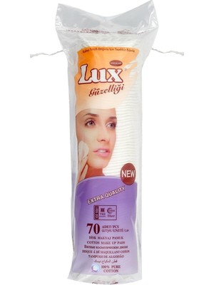 Vionna Lux Disk Makyaj Temizleme Pamuğu 70 Adet