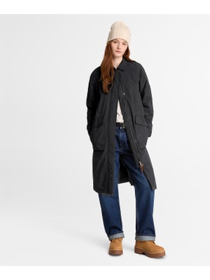 Timberland Water Repellent Insulated Long Mac Kadin Siyah Ceket TBC0YH4X0011