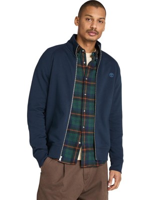 Timberland Exeter River Brushed Bad Erkek Lacivert Dik Yaka Ceket