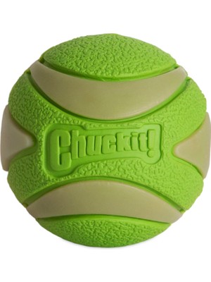 Vionna Chuckit! Max Glow Squeaker Gece Parlayan Sesli Köpek Oyun Topu - Yüksek Zıplama Gücü, Doğal Kauçuk, Suda Batmaz