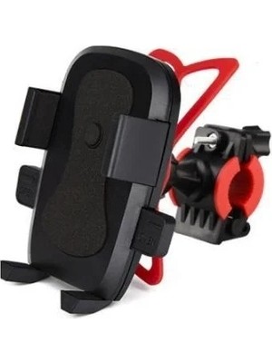 Lastik Destekli Standlı Bisiklet Telefon Tutucu (5468)