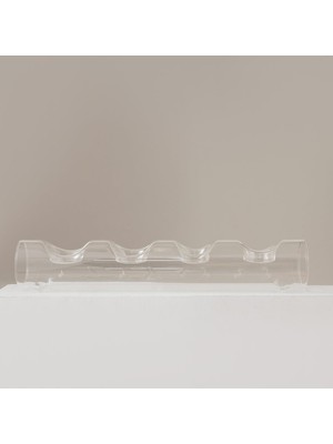 Vionna Chakra, Primrose 4 Lü Cam Mumluk 36X6 cm Transparan