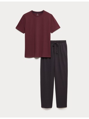 Marks & Spencer Geometrik Desenli Pijama Takımı