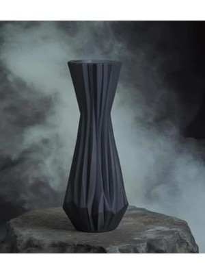 Vionna Plastik Siyah Dekoratif Vazo