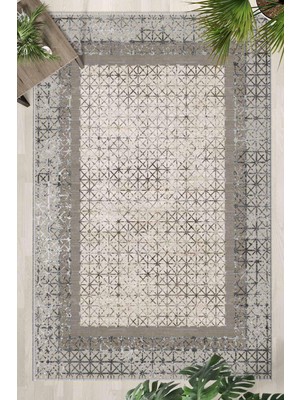 Vionna Monnhein Krem Halı 1491 - Yıkanabilir, Kaymaz Taban, Dijital Baskılı, Leke Tutmaz, Ince Hav, Modern Salon, Oturma Odası, Yatak Odası ve Mutfak Için Dekoratif Halı
