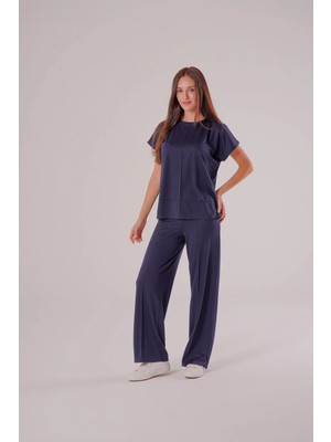 Kadın Meadow Modal Çimalı T-Shirt-Pantolon Takım