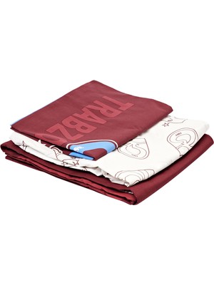 Vionna Taç Lisanslı Nevresim Takımı Bordo Logo Trabzonspor Nevresim Takımı Tek Kişilik