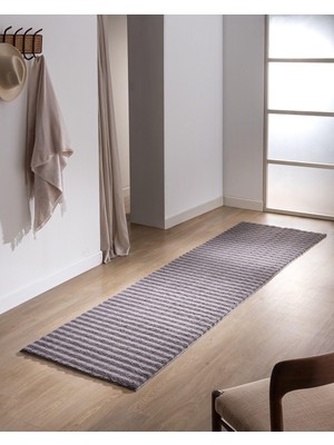 Vionna Madame Coco Vivre Bubble Halı Antrasit 80X300 cm